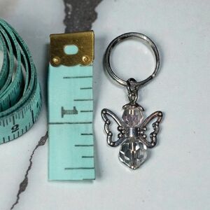 Silver Angel Keychain